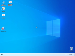 The desktop of Windows XP 2019 Fedya