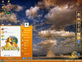 Start menu ("Pharaonic XP" theme)