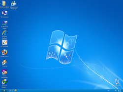 The desktop of Windows XP Speeder SP3 V2
