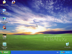 The desktop of Elbialy XP