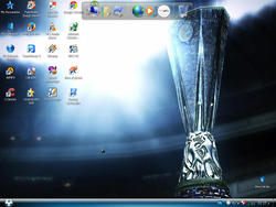 The desktop of Windows XP Ismailawy