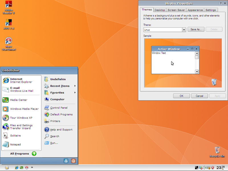 File:XP Ultimate Edition by Johnny Linux theme.png