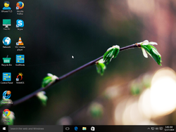 The desktop of Windows 10 CRUX Edition