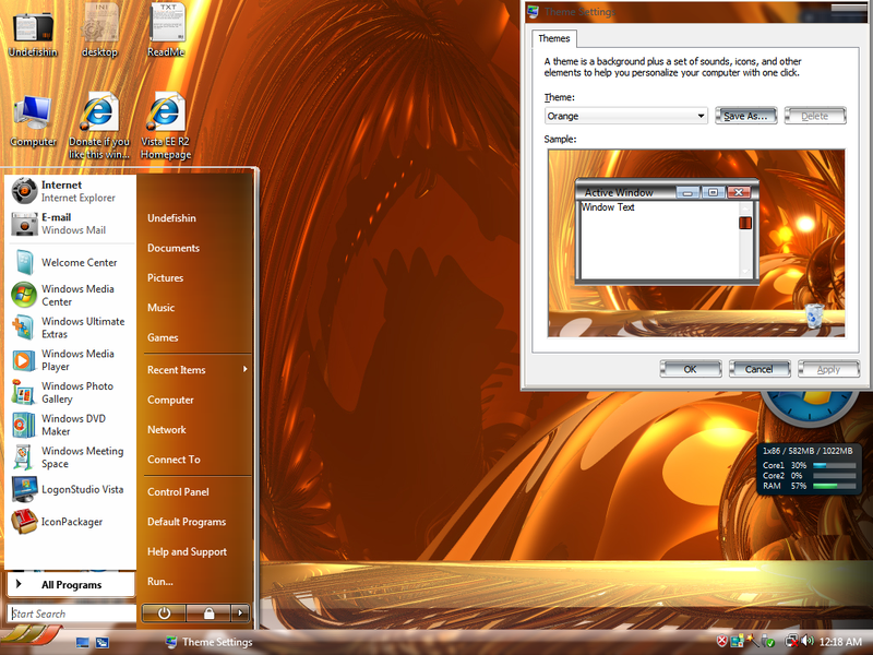 File:Vista Extreme Edition R2 Orange theme.png