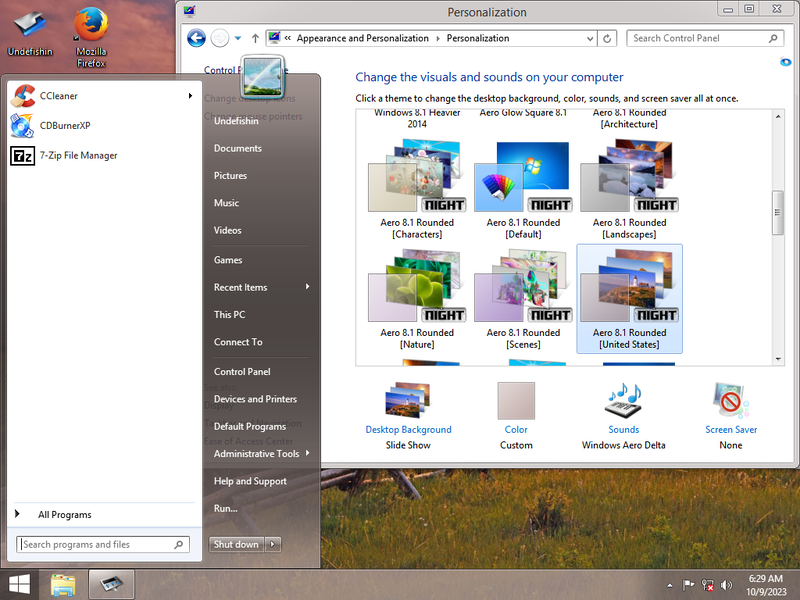 File:W8.1 Heavier Edition 2014 Aero 8.1 Rounded United States theme.png