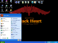 Start menu with the Windows XP theme