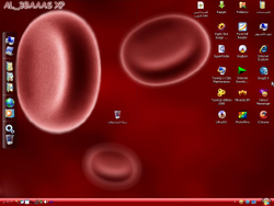 The desktop of a fresh install of AL_3BAAAS XP.