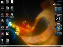 The desktop of Windows Vista Extreme Edition R2