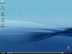 The desktop of Windows XP Dreams 2014