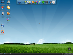 The desktop of Windows XP Fannan NewLook 6