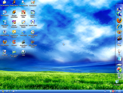 The desktop of Wesmosis 2.5