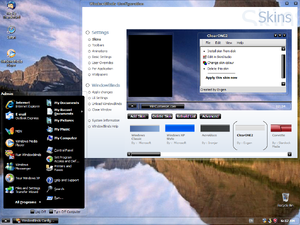 XP OSX Leopard ClearONE2 WindowBlinds skin.png