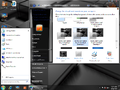 "SEVEN AERO SHINE BLACK TASKBAR ORIGINAL 1" theme