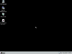 The desktop of Windows NT 4.0 SP7