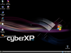The desktop of CyberXP 2009