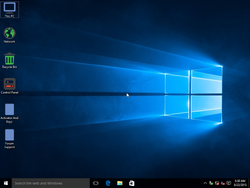 The desktop of Windows 10 Android M Edition