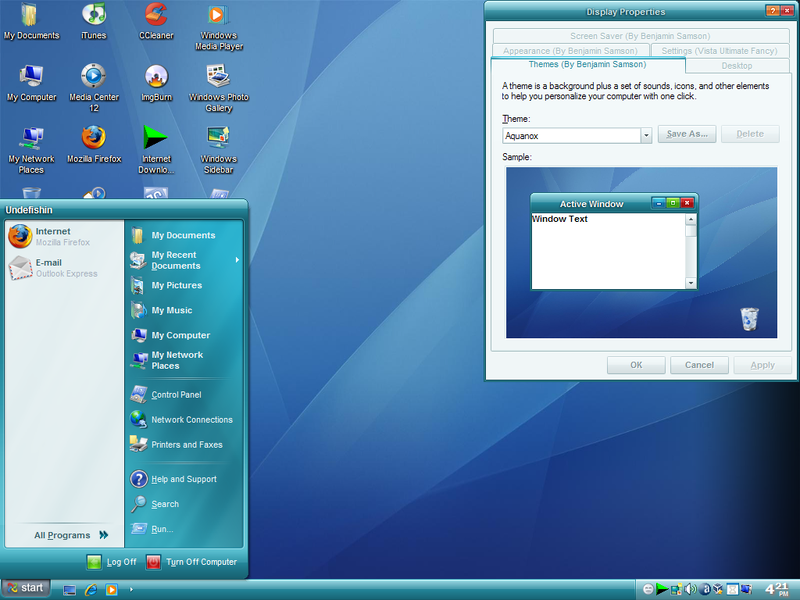 File:XP Vista Ultimate Fancy Aquanox Theme.png