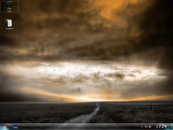 The desktop of Windows JG7 Starter Lite