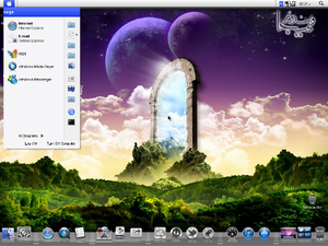 XP Windows Mega 1.0 Mac Mega StartMenu.png