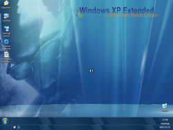 The desktop of Windows XP Extended Edition Codename Blade