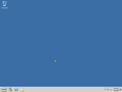 The desktop of Windows Server 2008 R2 Lite Dark 2013