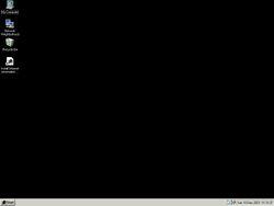 The desktop of Windows NT 4.0 SP7