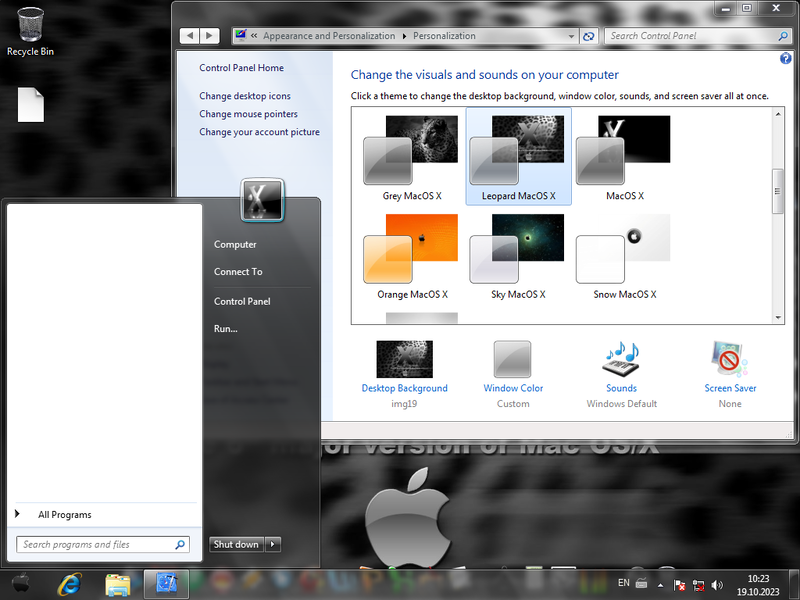 File:W7 SP1 Mac Style Leopard MacOS X theme.png