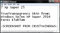 "7 Xp Super 25" TrueTransparency skin