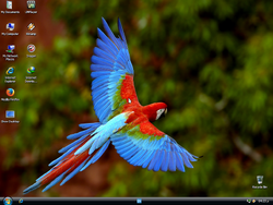 The desktop of Windows Dream Vista 3