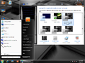 "SEVEN AERO SHINE BLACK TASKBAR SHINE 1" theme