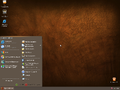 Start menu ("Ubuntu's NewHuman" theme)