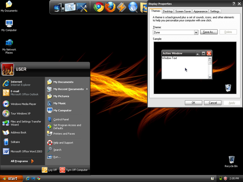 File:XP SP3 2011 v11.07 Zune theme.png