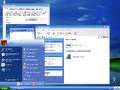 A screenshot of the Windows XP Zver CD desktop with the default Royale theme applied.