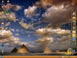 The desktop of Pharaonic XP