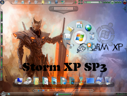 The desktop of Storm XP SE