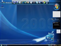 The desktop of OZZIEXP 09