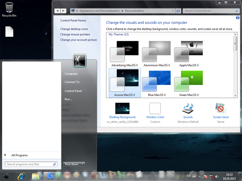 File:W7 SP1 Mac Style Aurora MacOS X theme.png