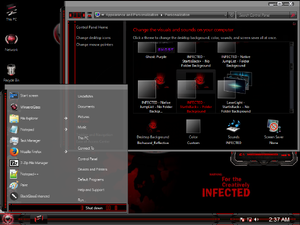 W8.1 BlackAlienEdition INFECTED StartIsBack FB Theme.png