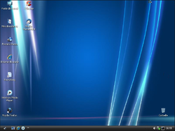 The desktop of a fresh install of Windows Trust