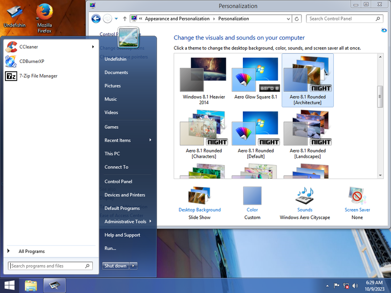 File:W8.1 Heavier Edition 2014 Aero 8.1 Rounded Architecture theme.png