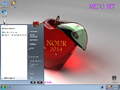 Start menu ("NOUR XP" theme ("SevenXP4" theme))