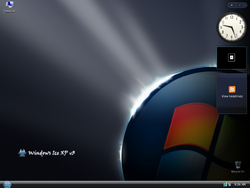 The desktop of Windows Dog XP 3.0.1 Reloaded Edition