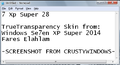 "7 Xp Super 28" TrueTransparency skin