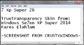 "7 Xp Super 26" TrueTransparency skin