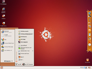 XP Ubuntu Style 2011 StartMenu.png