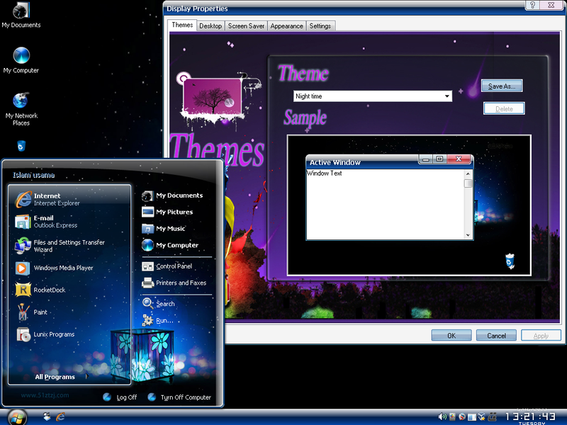 File:XP Lunix Edition Night time Theme.png