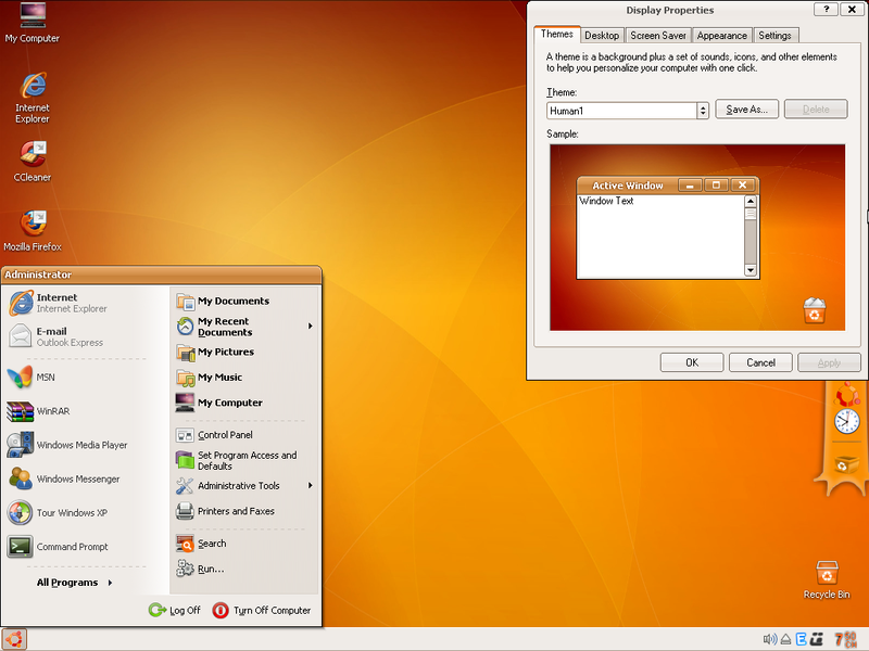 File:XP Ubuntu Style 2011 Human1 theme.png
