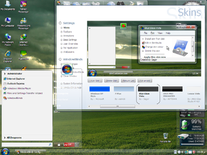 XP Ramez XP v1.5 Blue Glass Vista WindowBlinds skin.png