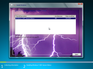 W7 ARC Gamer Edition x86 Setup.png