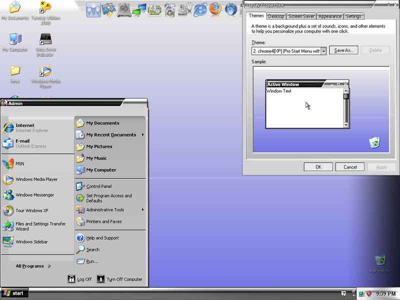 File:XP Black XP 7 2 chrome4 XP Pro Start Menu with dark menus theme.png